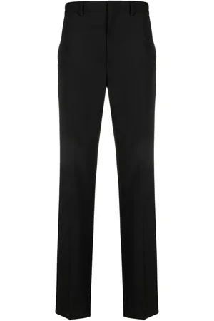 Prada Logo-appliqu?? straight-leg trousers