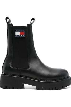 Tommy Hilfiger 45mm rubberised-logo chelsea boots