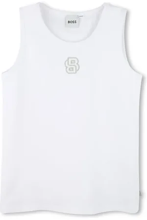 HUGO BOSS Logo-embroidered tank top