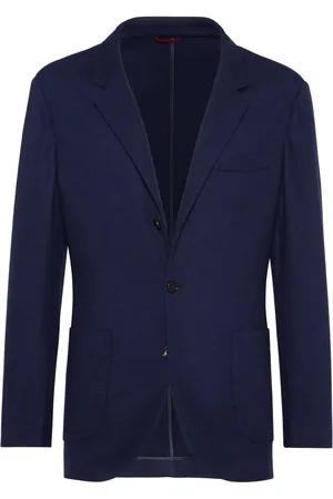 Brunello Cucinelli Single-breasted cashmere blazer