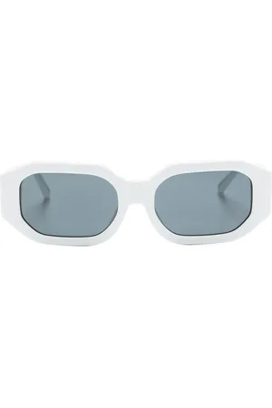 Linda Farrow X The Attico Irene hexagonal-frame sunglasses
