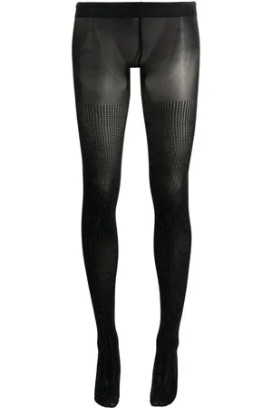 Wolford X Sergio Rossi studded tights