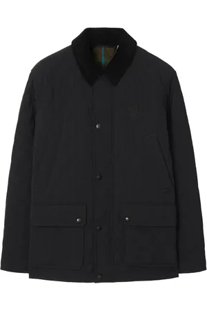 Burberry Logo-embroidered padded jacket