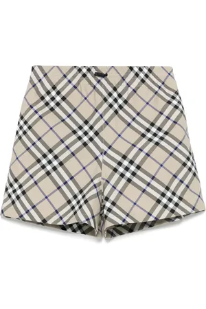 Burberry Check deck shorts