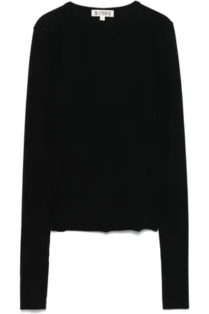 ÉTERNE Long-sleeve fitted top