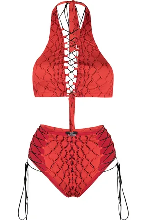 Noire Swimwear Addicted snakeskin print bikini