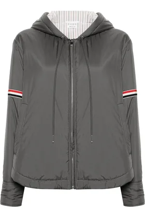 Thom Browne RWB down hooded jacket