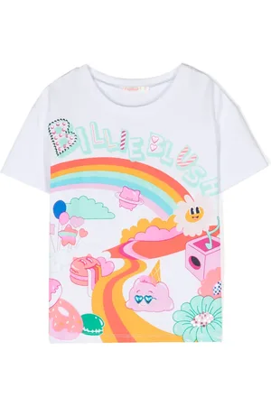 Billieblush Graphic-print cotton T-shirt