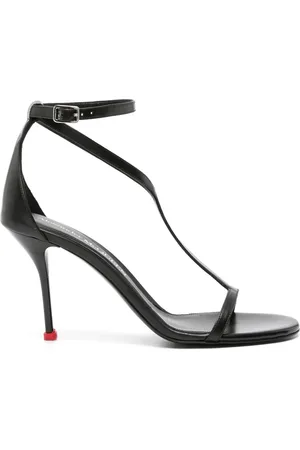 Alexander McQueen Harness 90mm leather sandals