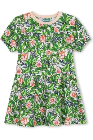Kenzo Floral-print cotton dress