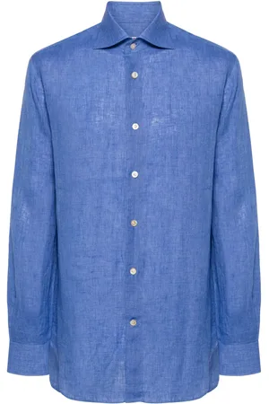 Kiton Chambray linen shirt