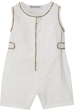 Burberry Check-trim cotton shorties set