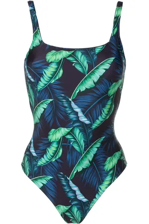 Lygia & Nanny Hapuna leaf-print swimsuit