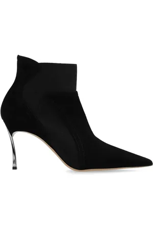 Casadei Pointed-toe suede ankle boots