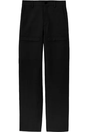 Proenza Schouler Mid-rise cotton-linen blend cargo pants