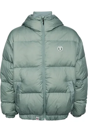 A Bathing Ape Logo-appliqu?? padded jacket