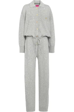 Barrie X Sofia Coppola long-sleeve cashmere jumpsuit