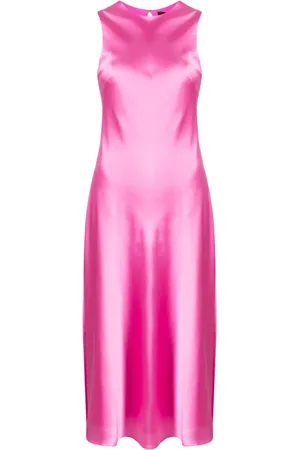 Cynthia Rowley Sleeveless flared-skirt silk dress