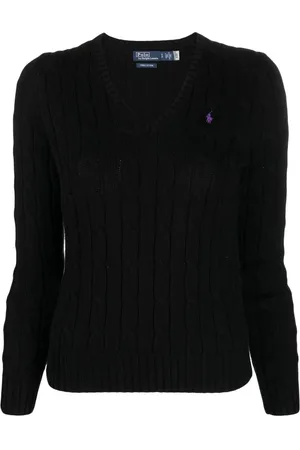 Ralph Lauren Kimberly Polo Pony cable-knit jumper