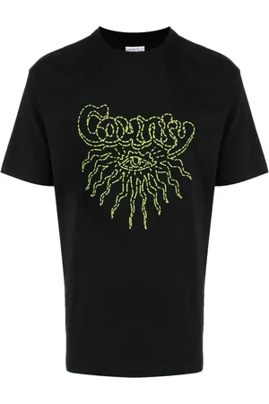 MARCELO BURLON Stitch Eye cotton T-shirt
