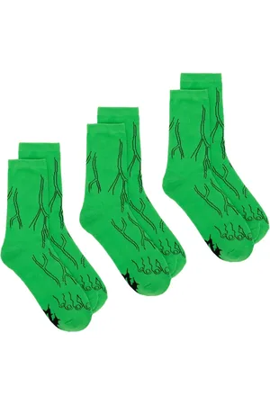 Natasha Zinko Monster Feet cotton ankle socks (pack of three)