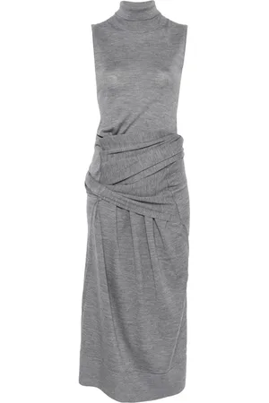 Totême Draped midi dress