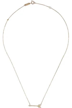 Adina Reyter 14kt yellow arrow-pendant necklace