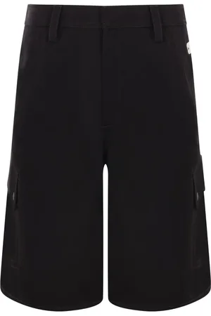 OFF-WHITE Logo-embroidered cargo shorts