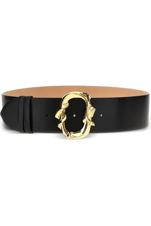 Alexander McQueen Snake-bucke belt