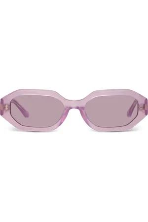 Linda Farrow X The Attico Irene geometric-frame sunglasses