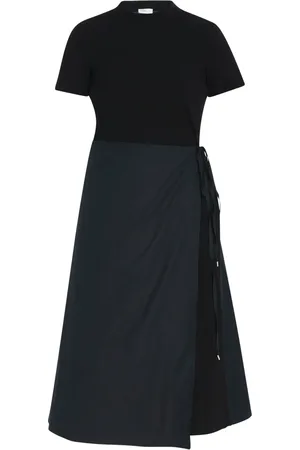 ROSETTA GETTY Apron Combo midi dress