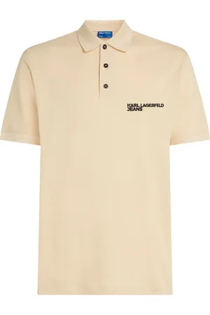 Karl Lagerfeld Logo-embroidered polo shirt
