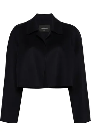 Fabiana Filippi Open-front felted cropped jacket