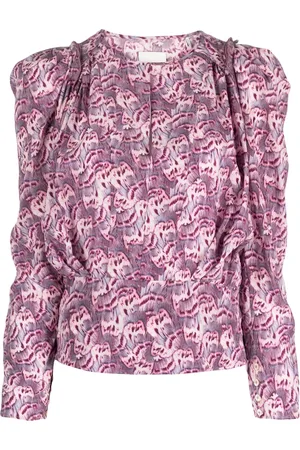 Isabel Marant Zarga graphic-print blouse