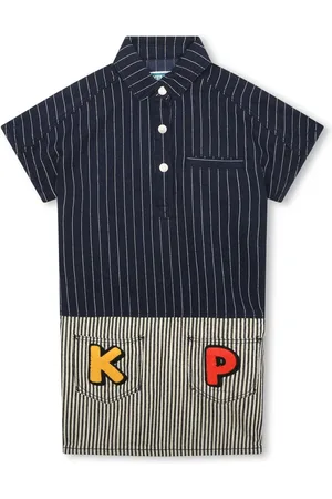 Kenzo Logo-appliqu?? cotton dress