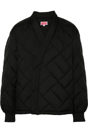 Kenzo Wrap-design padded jacket