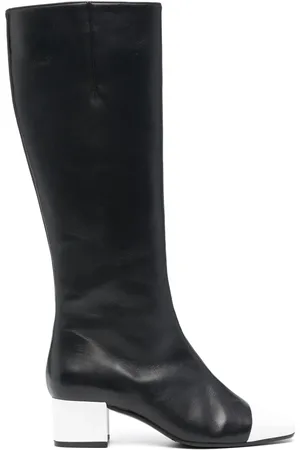 Carel Malaga 40mm two-tone leather boots