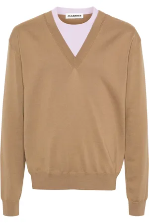 Jil Sander Layered V-neck jumper