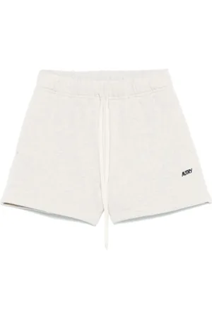 Autry Embroidered-logo shorts
