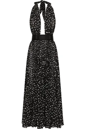 Dolce & Gabbana Polka dot-print halterneck dress