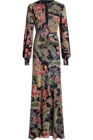 Etro Floral-print silk maxi dress
