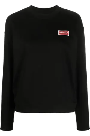 Kenzo Logo-embroidered cotton sweatshirt