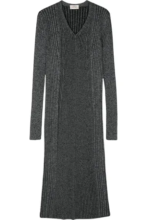 MRZ Ribbed-knit midi dress