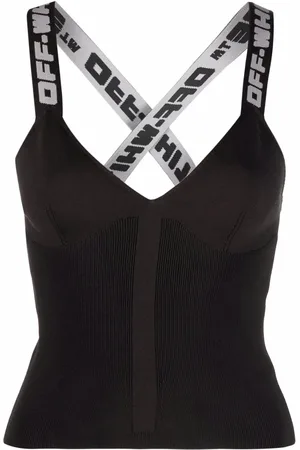 OFF-WHITE Logo-strap vest top