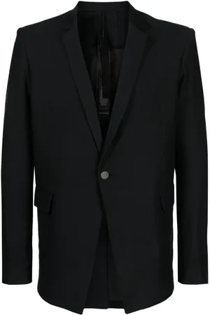 11 BY BORIS BIDJAN SABERI Shawl-lapels single-breasted blazer