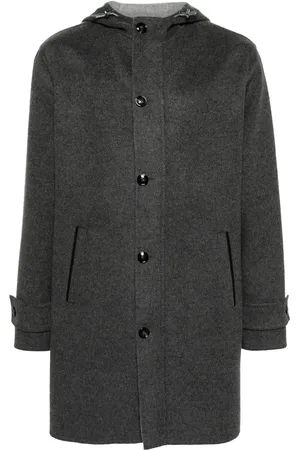 Kiton Button-up hooded jacket