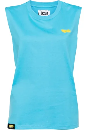 Izzue Graphic-print cotton tank top