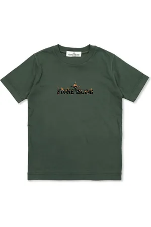 Stone Island Compass-print cotton T-shirt