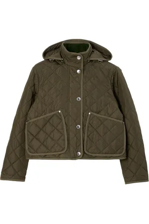 Burberry Quilted classic-hood jacket