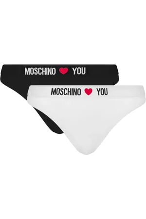 Moschino Logo thongs (pack of two)